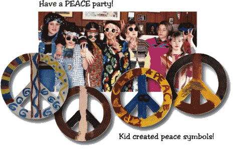 Have a Peace Party with Peace Paints  - fun for kids of all ages!