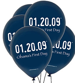 Obama's First Day 01.20.09 ® Balloons